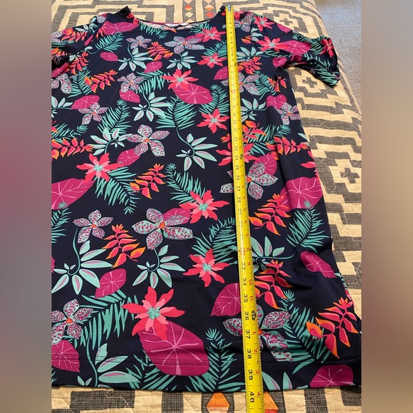 Escapada Living (La Mer Luxe) Floral Shift Dress Size 1x - Picture 3 of 6